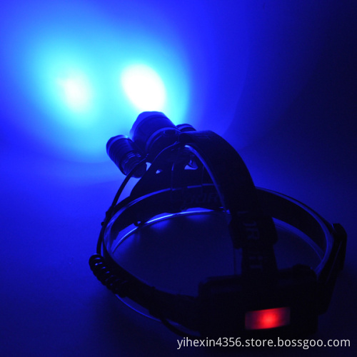 Boruit RJ3000 CREE LED Headlamp Blue Light Headlamp